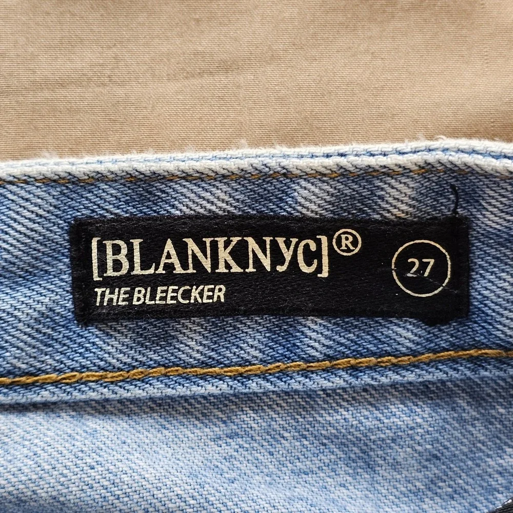 Blanknyc Womens The Bleeker Buckle High Waist Slim Fit Jeans Cotton Pockets 27‎ - Picture 6 of 16